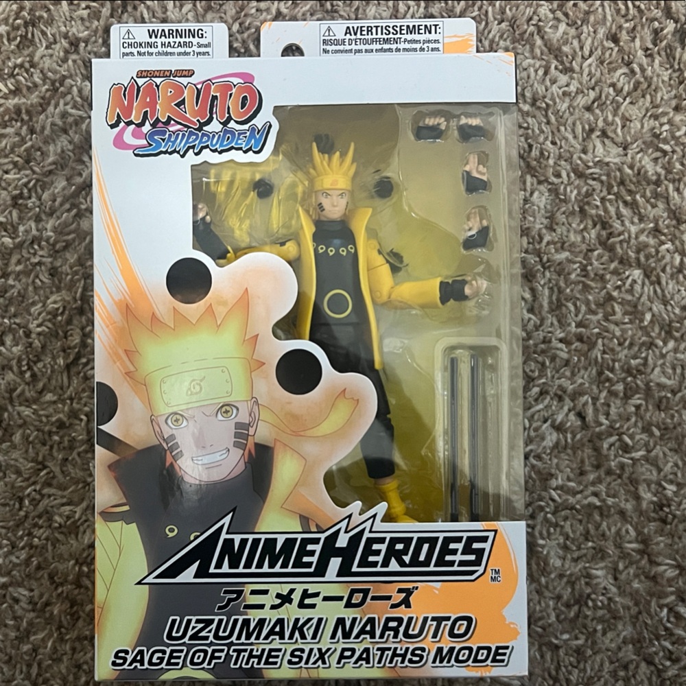 Anime Heroes Uzumaki Naruto Action Figure